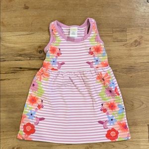 Baby girl Gymboree striped dress 12-18 months